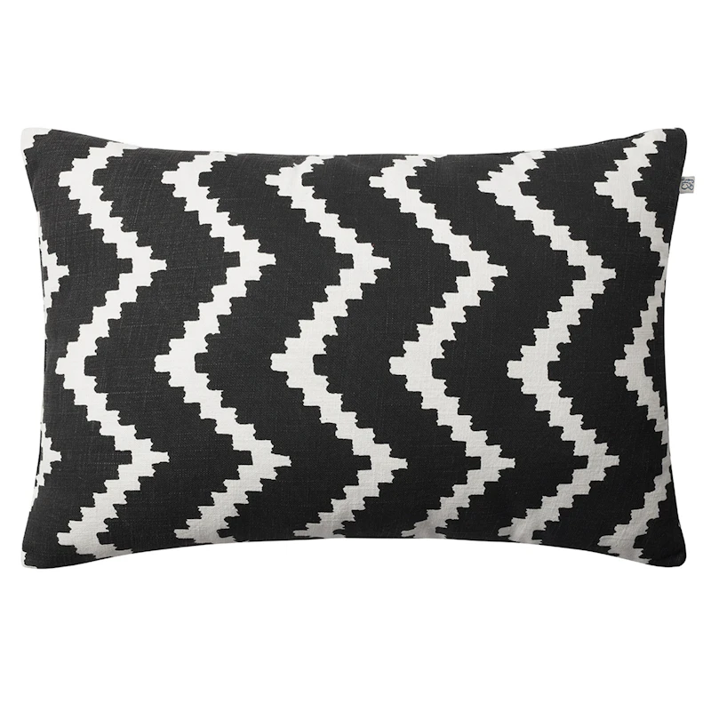Ikat Sema Utomhuskudde 40x60 cm, Svart