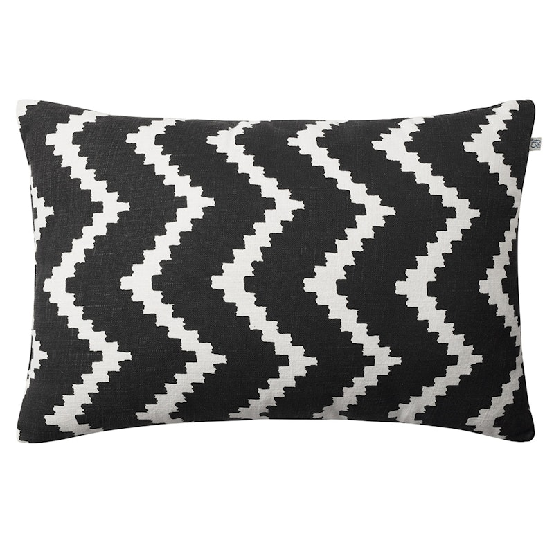 Ikat Sema Utomhuskudde 40x60 cm, Svart
