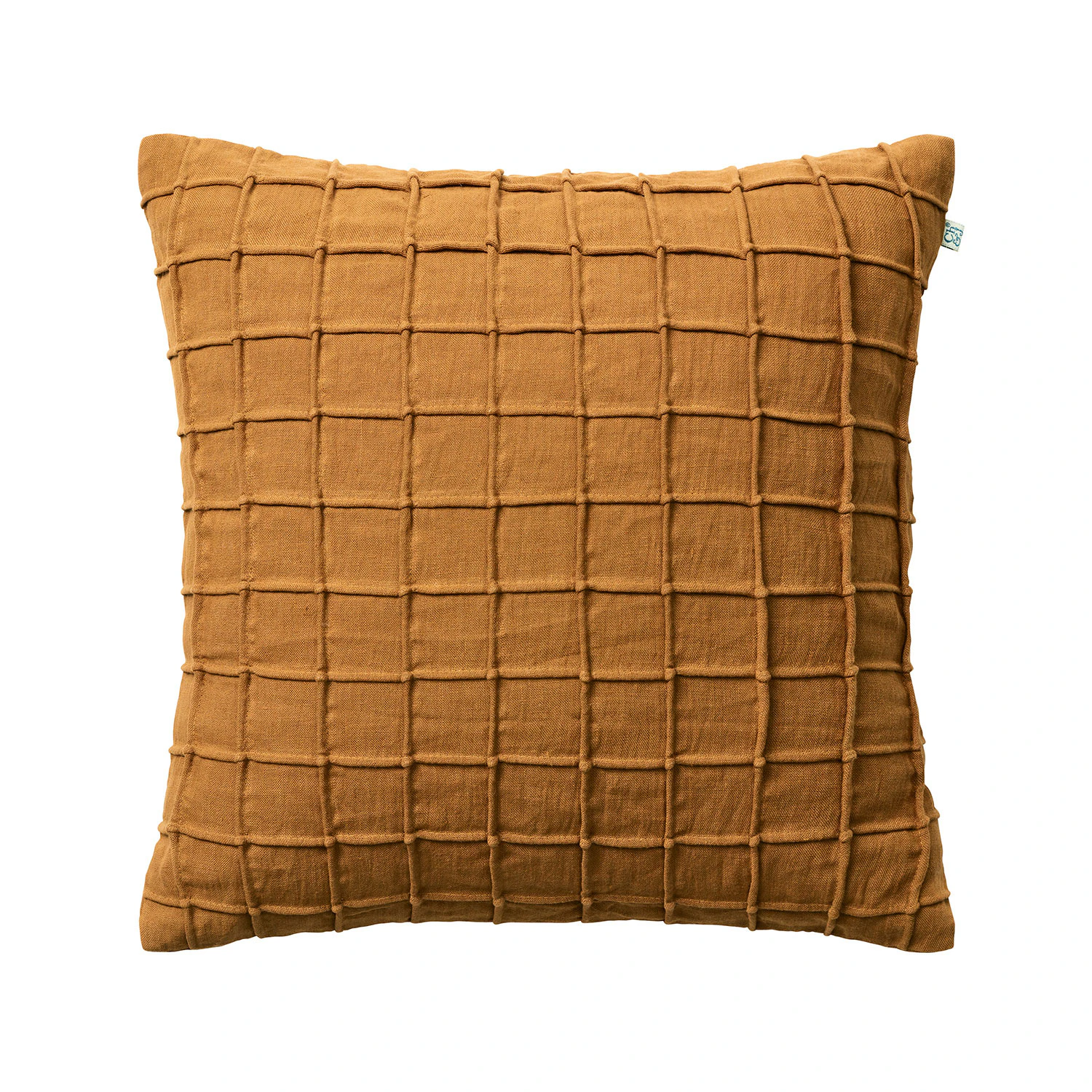 Chhatwal & Jonsson Jammu Kuddfodral 60x60 Cm - Prydnadskuddar & Fodral Linne Masala Yellow