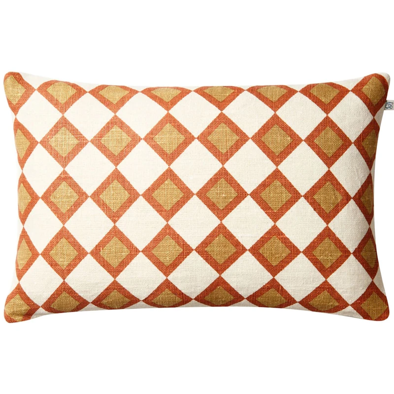 Jodhpur Kuddfodral 40x60 cm, Apricot Orange / Khaki