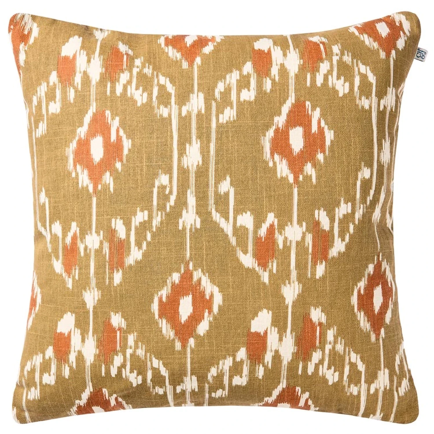 Chhatwal & Jonsson Kochi Kudde 50x50 Cm / Apricot Orange - Prydnadskuddar & Fodral Linne Beige