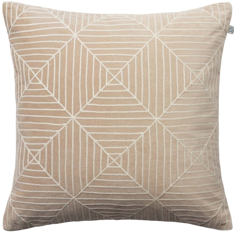 Kulgam Kuddfodral Tan/Off-white, 50x50 cm