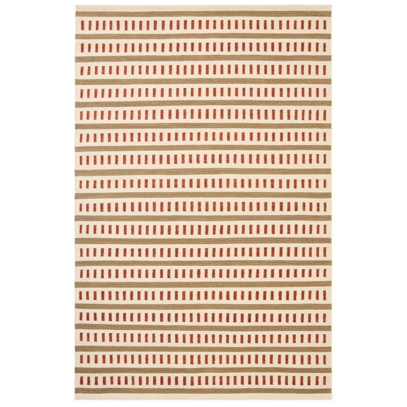 Ladakh Ullmatta 180x270 cm, Beige / Rost