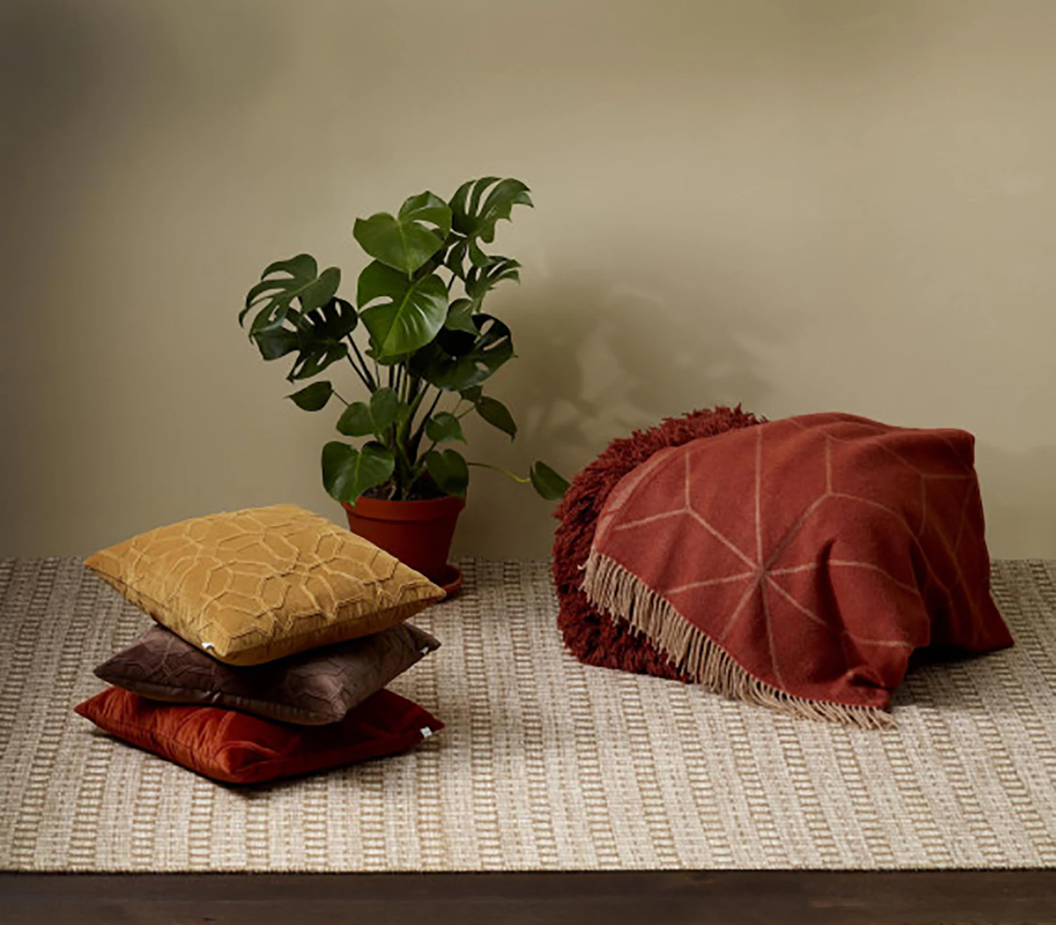 Chhatwal & Jonsson Mahi Dhurry Matta 170x240 Cm /offwhite, beige från Chhatwal & Jonsson, bild 2