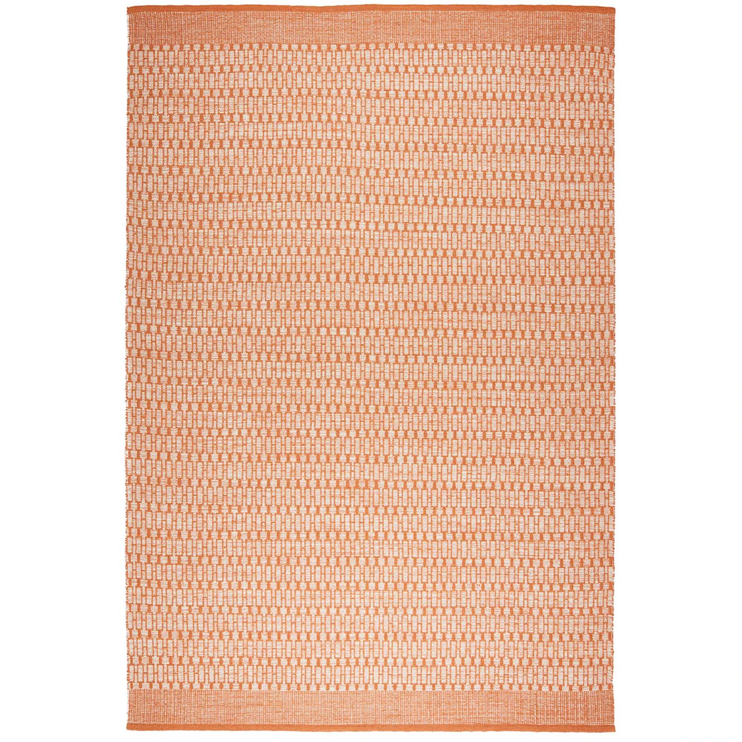 Chhatwal & Jonsson Mahi matta / Orange 170x240 Cm - Mönstrade mattor Ull Off-White