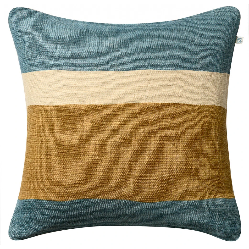 Chhatwal & Jonsson Manali Kuddfodral 50x50 Cm Heaven Blue / - Prydnadskuddar & Fodral Linne Khaki