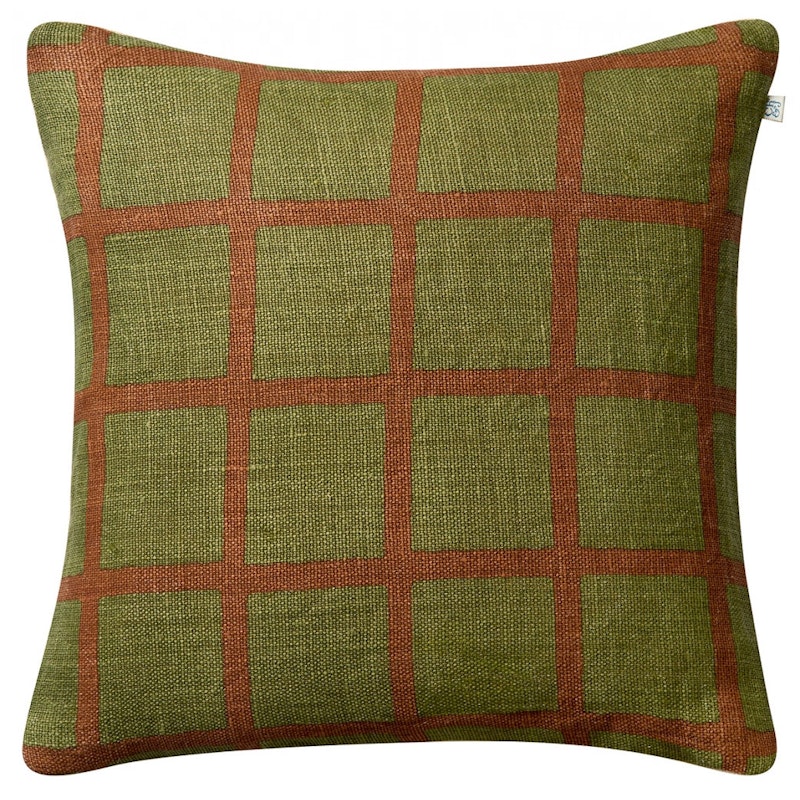 Mela Kuddfodral 50x50 cm, Cactus Green / Terracotta