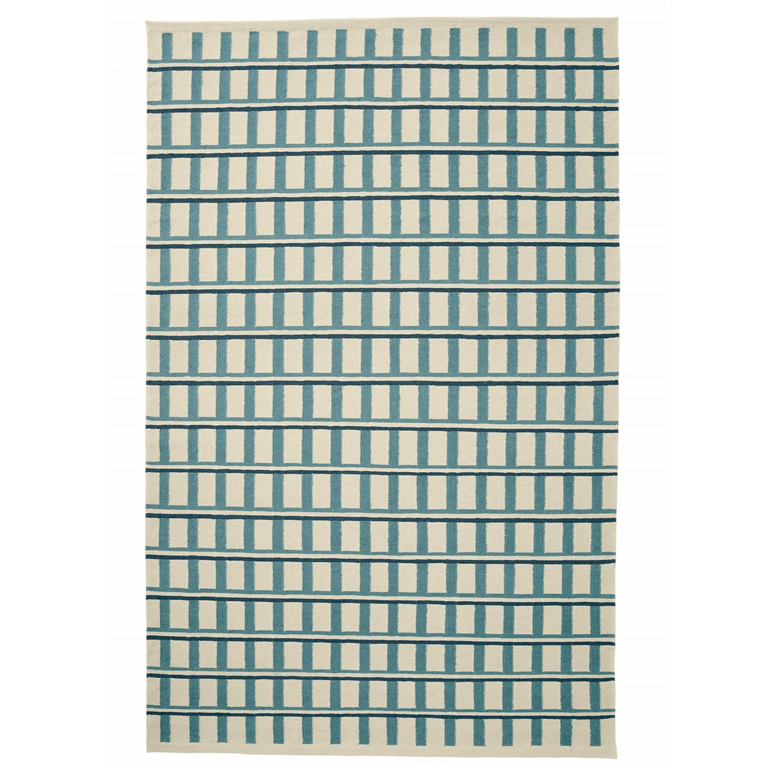 Chhatwal & Jonsson Mysore Matta 180x270 Cm Himmelsblå - Mönstrade mattor Nyzeeländsk Ull Heaven Blue