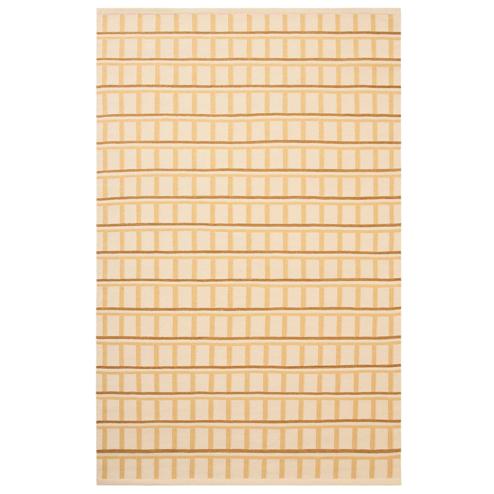 Chhatwal & Jonsson Mysore Rug 230 Off White/masala Yellow/yellow - Mönstrade mattor Nyzeeländsk Ull Off-White