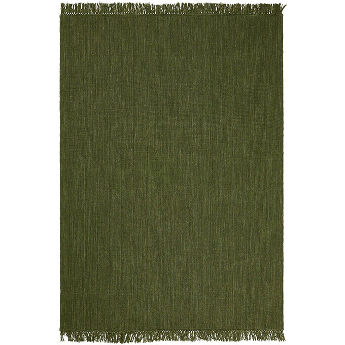 Chhatwal & Jonsson Nanda matta 170x240 Cm - Enfärgade mattor Ull Green Melange