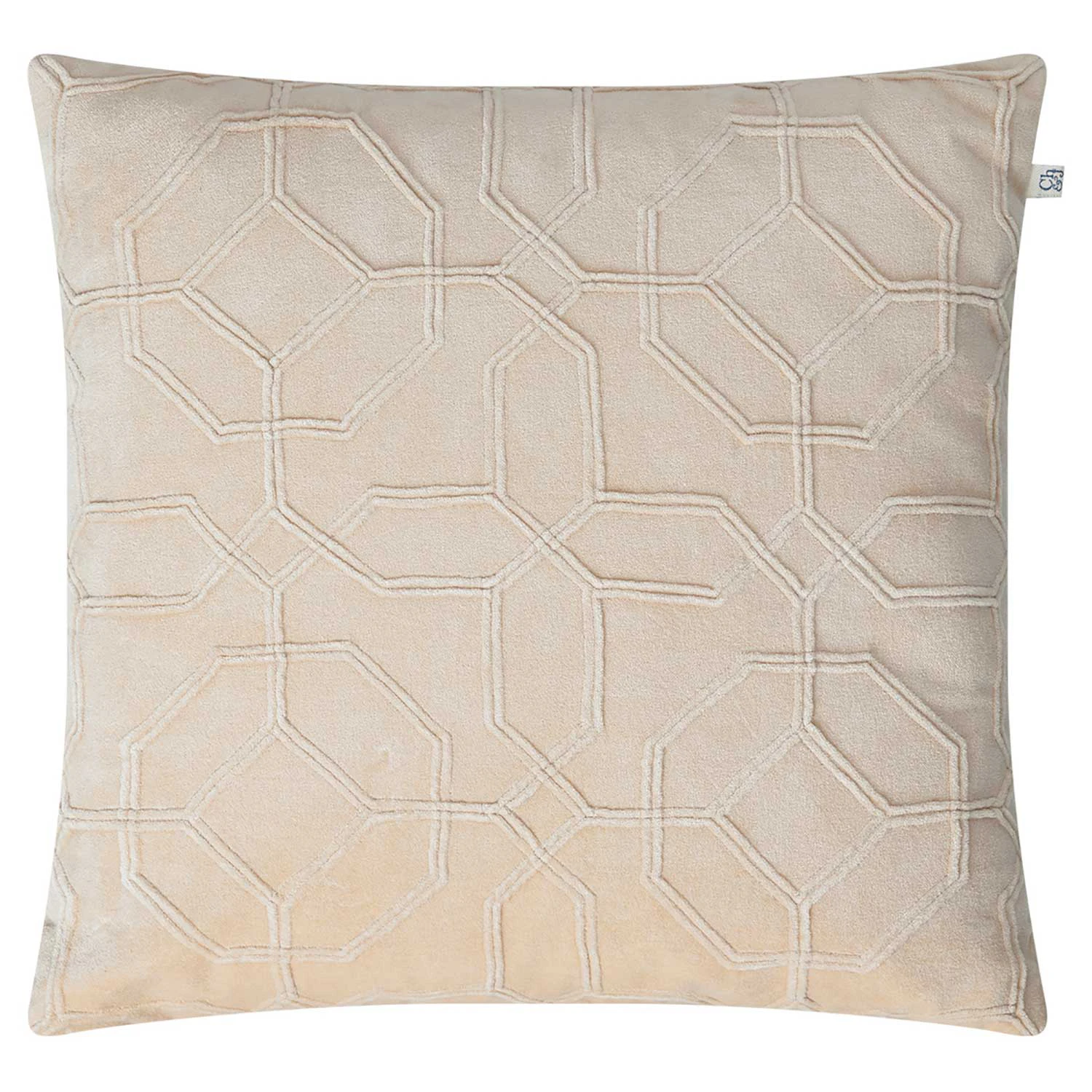 Chhatwal & Jonsson Nandi Kuddfodral 50x50 Cm - Prydnadskuddar & Fodral Sammet Beige