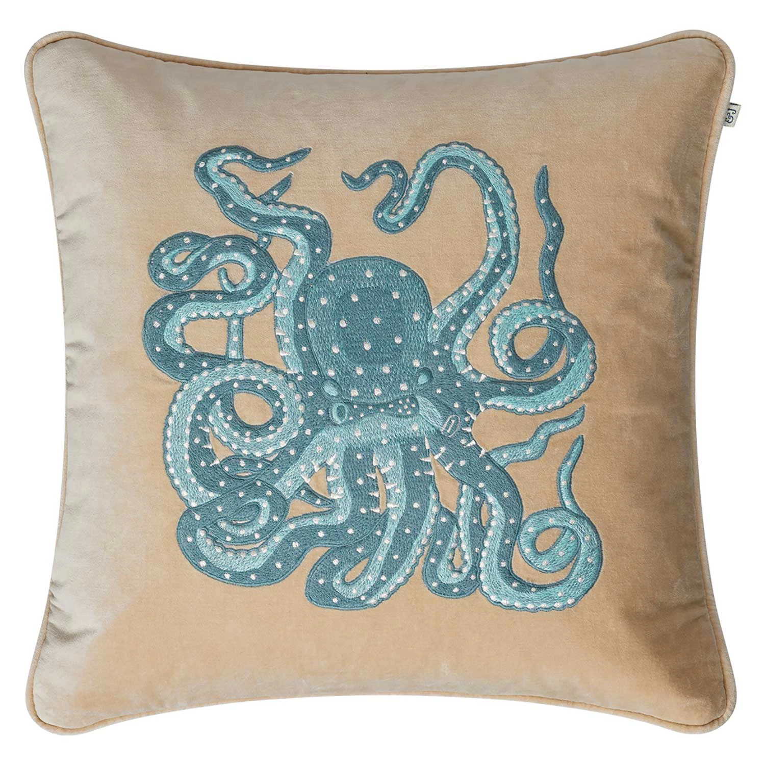 Chhatwal & Jonsson Octopus Kuddfodral 50x50 Cm - Prydnadskuddar & Fodral Linne Beige