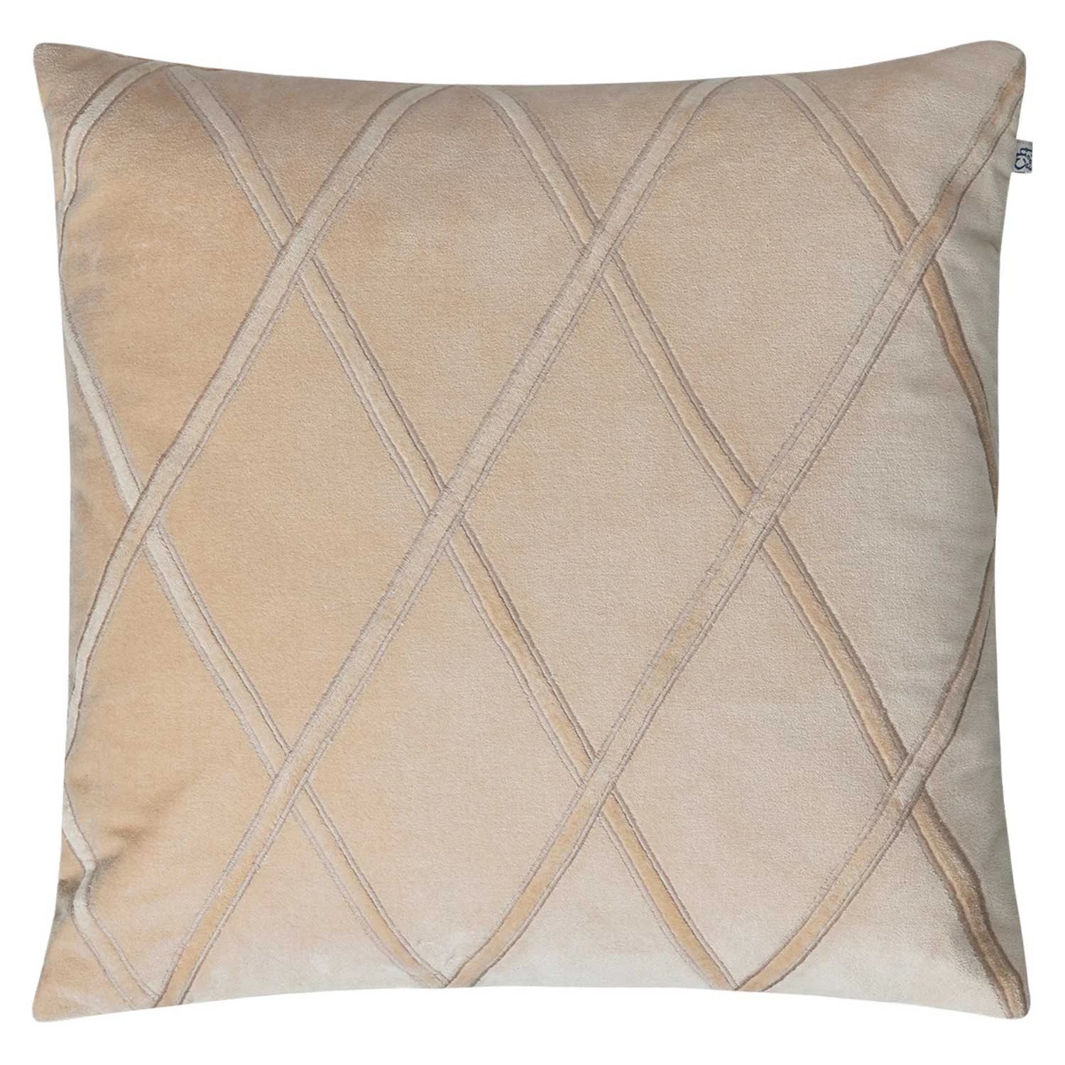 Chhatwal & Jonsson Orissa Kuddfodral 50x50 Cm - Prydnadskuddar & Fodral Sammet Beige