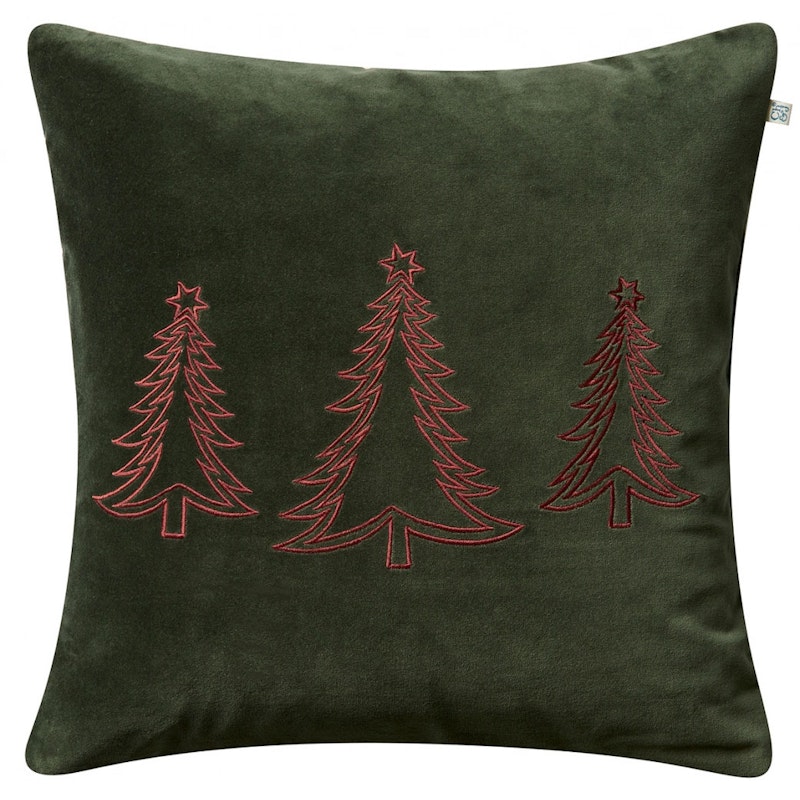 Pine Tree Kuddfodral 50x50 cm, Skogsgrön