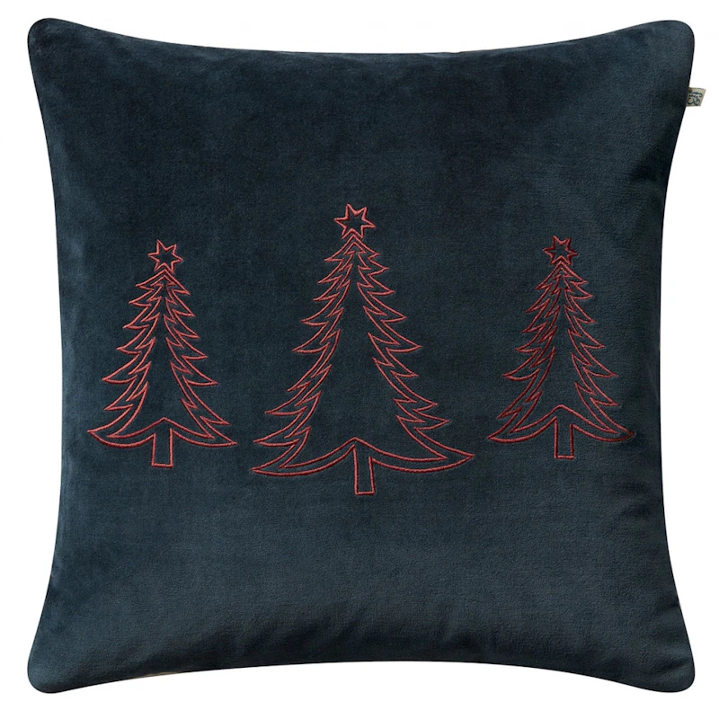Pine Tree Kuddfodral 50x50 cm, Sea Blue