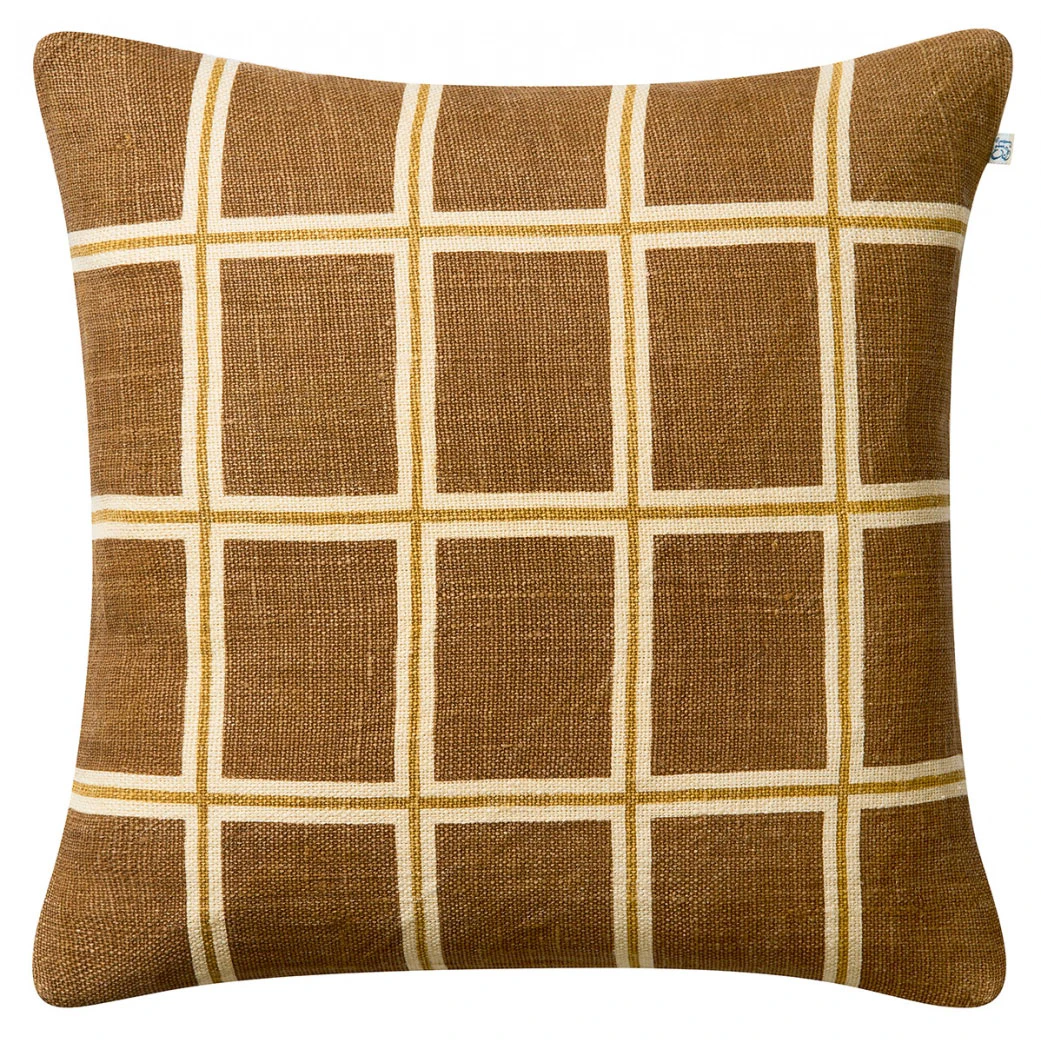 Chhatwal & Jonsson Raha Kuddfodral 50x50 Cm / Masala Yellow - Prydnadskuddar & Fodral Linne Taupe