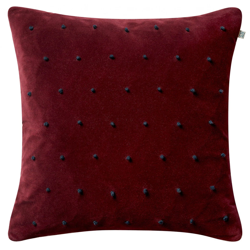 Chhatwal & Jonsson Roma Kuddfodral 50x50 Cm / Sea Blue - Prydnadskuddar & Fodral Bomullssammet Ruby