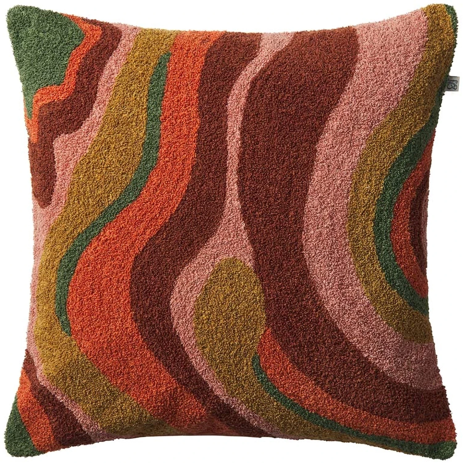 Chhatwal & Jonsson Sagar Kuddfodral Bouclé 50x50 Cm Apricot Orange / Rose - Prydnadskuddar & Fodral Bomull Multi