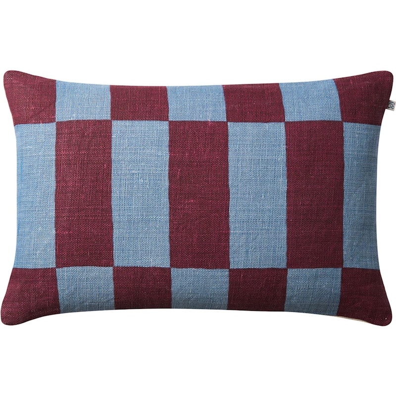 Samar Kuddfodral 40x60 cm, Dusty Blue / Ruby