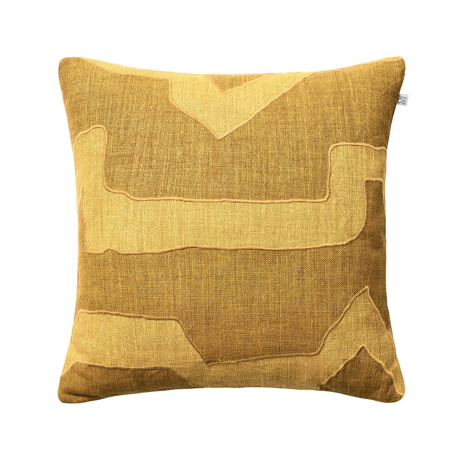 Chhatwal & Jonsson Sikkim Kuddfodral 50x50 Cm Masala Yellow - Prydnadskuddar & Fodral Linne Spicy Yellow
