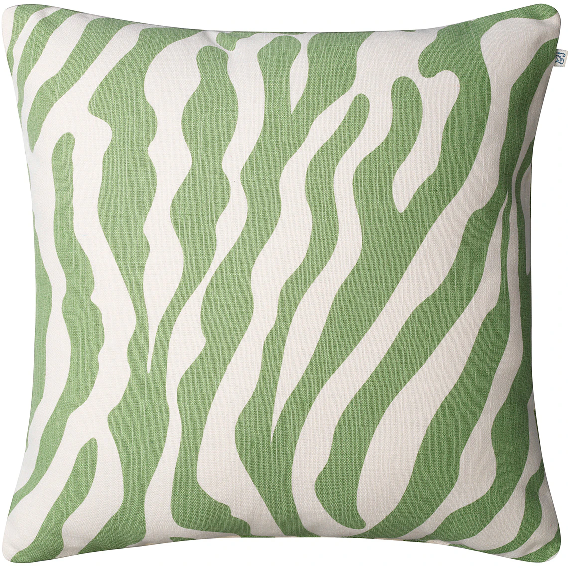 Chhatwal & Jonsson Zebra Kudde 50x50 Cm Utomhus Sage / - Prydnadskuddar & Fodral Bomull Off-White