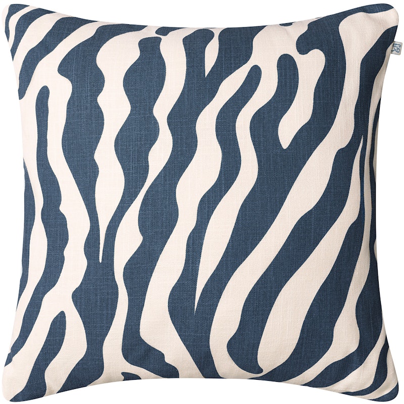 Zebra Kudde 50x50 cm Utomhus, Blå / Off-white