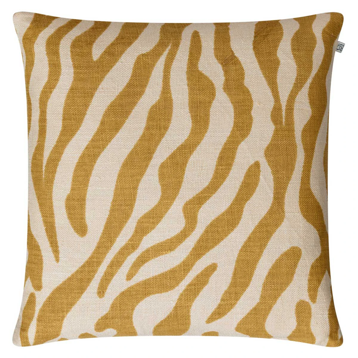 Chhatwal & Jonsson Zebra Kuddfodral 50x50 Cm - Prydnadskuddar & Fodral Linne Spicy Yellow