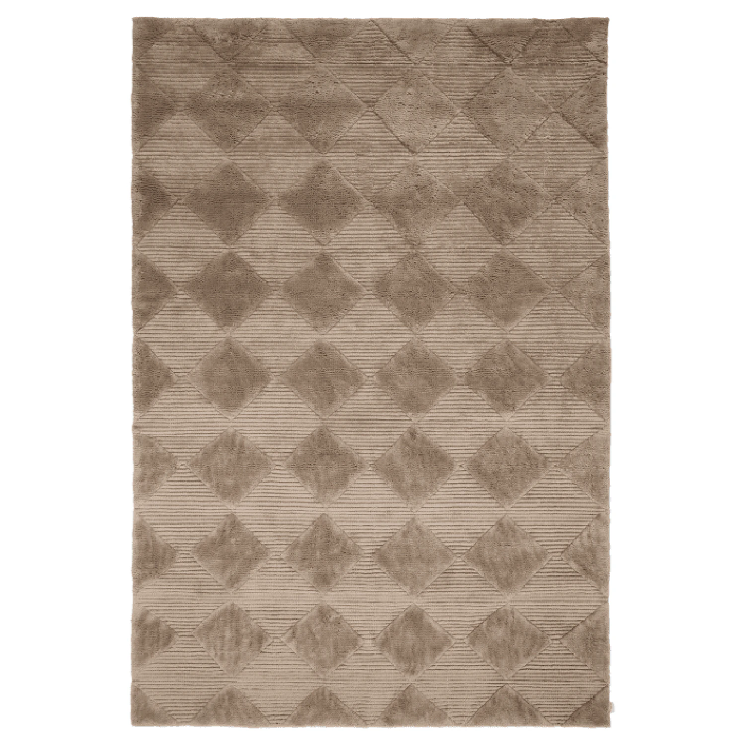 Classic Collection Berber matta 250x350 Cm Chocolate - Mönstrade mattor Ull Choklad