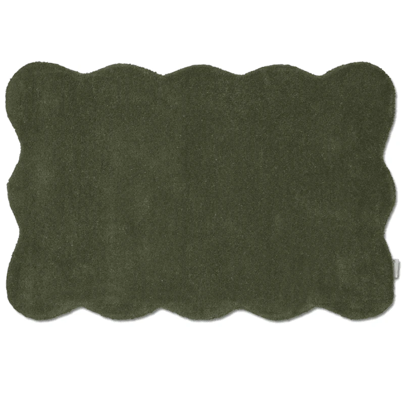 Clam Dörrmatta 60x90 cm, Skogsgrön