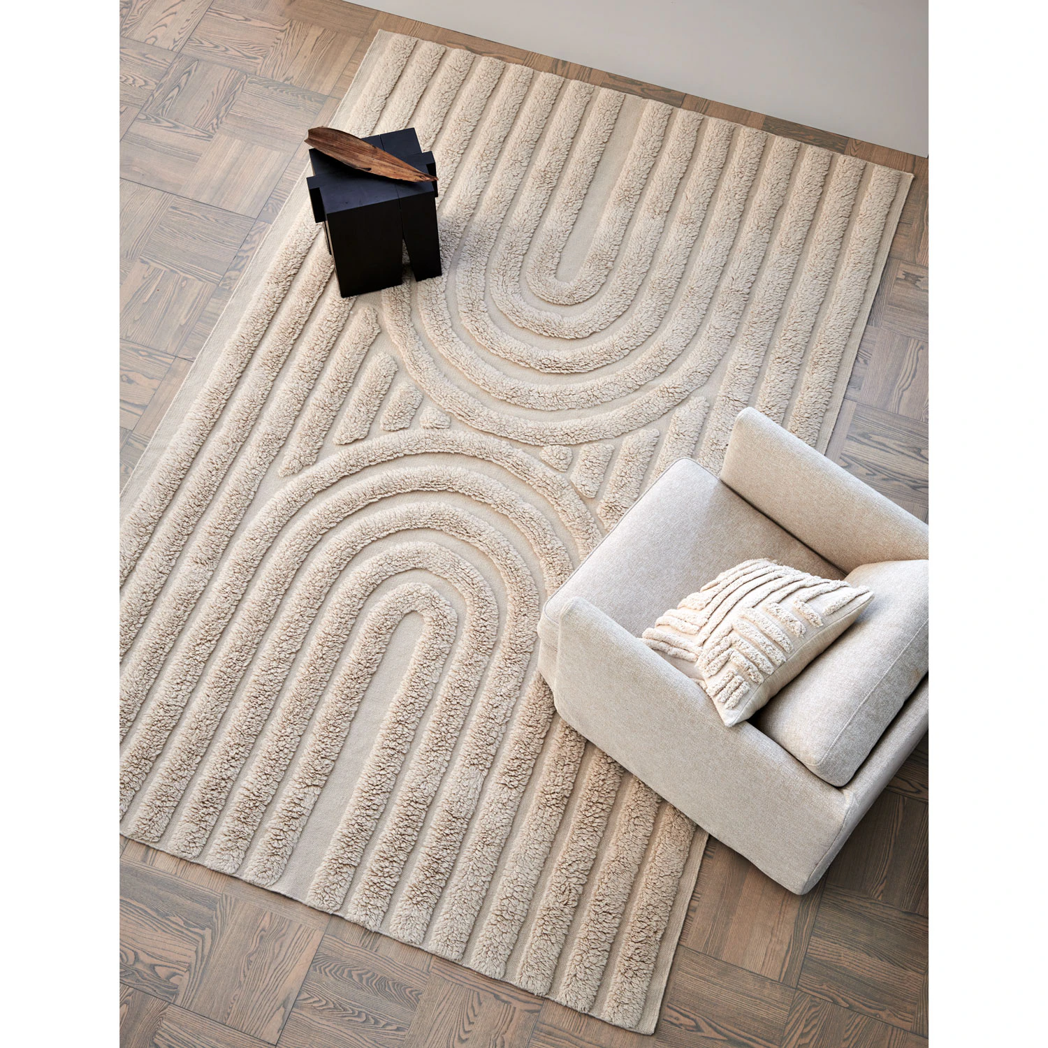Classic Collection Curve Matta 200x300 Cm, natural beige från Classic Collection, bild 3