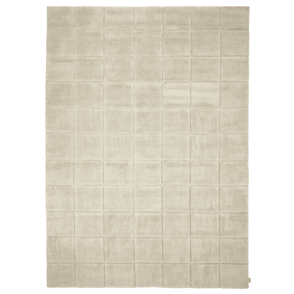 Classic Collection Grid matta 200x300 Cm - Mönstrade mattor Ull Ivory