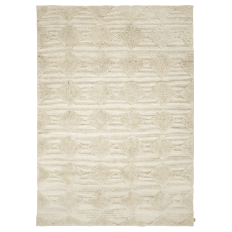 Berber Ullmatta 170x230 cm, Ivory