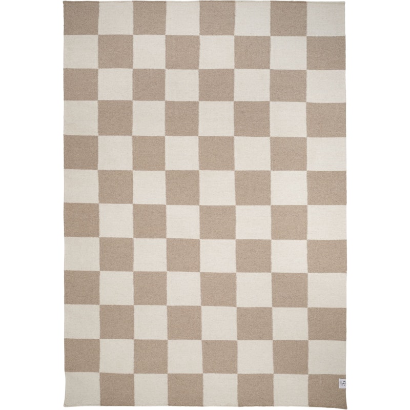 Square Matta 170x230 cm, Vit/Natur