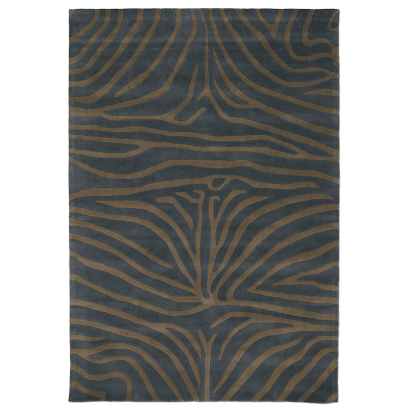 Zebra Ullmatta 170x230 cm, Horizon Blue