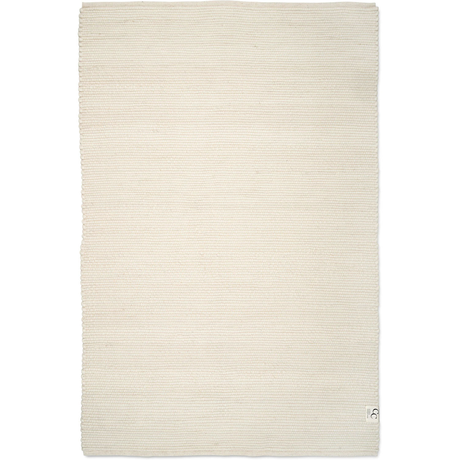 Classic Collection Merino Matta 250x350 Cm - Enfärgade mattor Nyzeeländsk Ull Vit