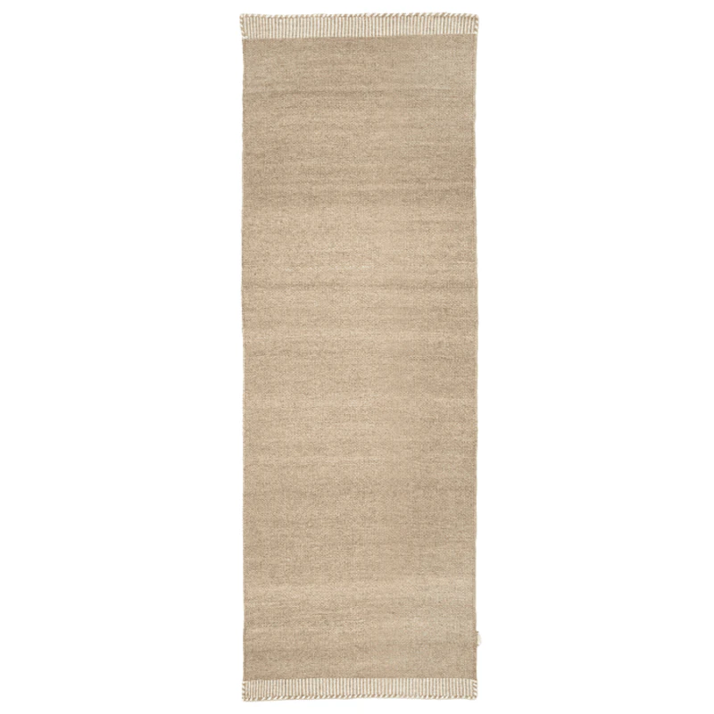 Pure Ullmatta 80x250 cm, Natural Beige