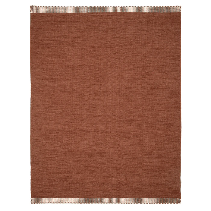Classic Collection Pure matta 170x230 Cm - Slätvävda mattor Ull Terrakotta