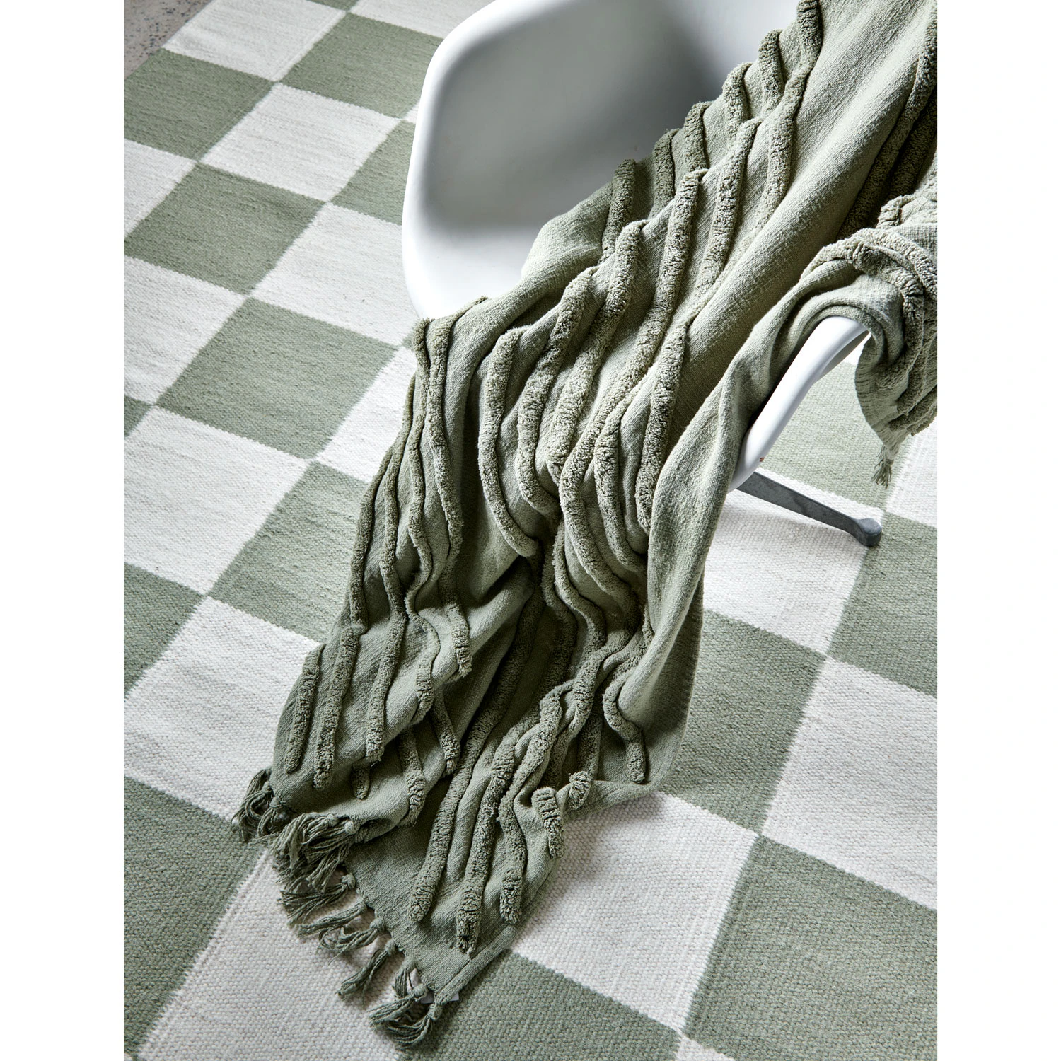 Classic Collection Square Matta 170x230 Cm, vit från Classic Collection, bild 2