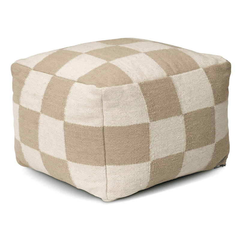 Square Sittpuff 50x50 cm, Beige