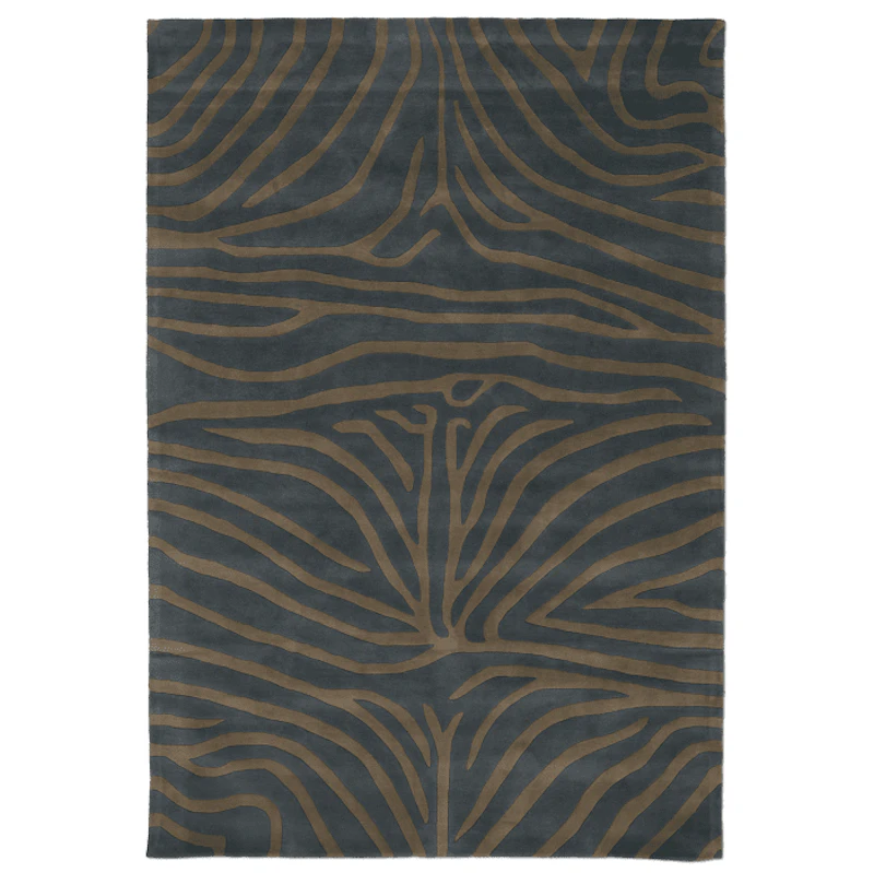 Zebra Ullmatta 200x300 cm, Horizon Blue