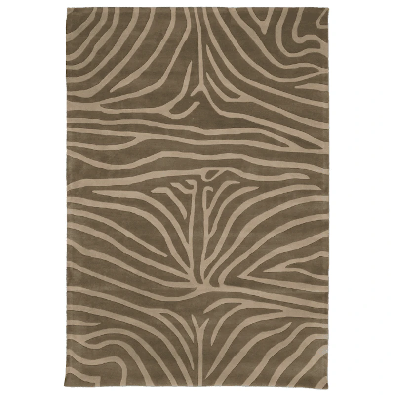 Zebra Ullmatta 250x350 cm, Mocca