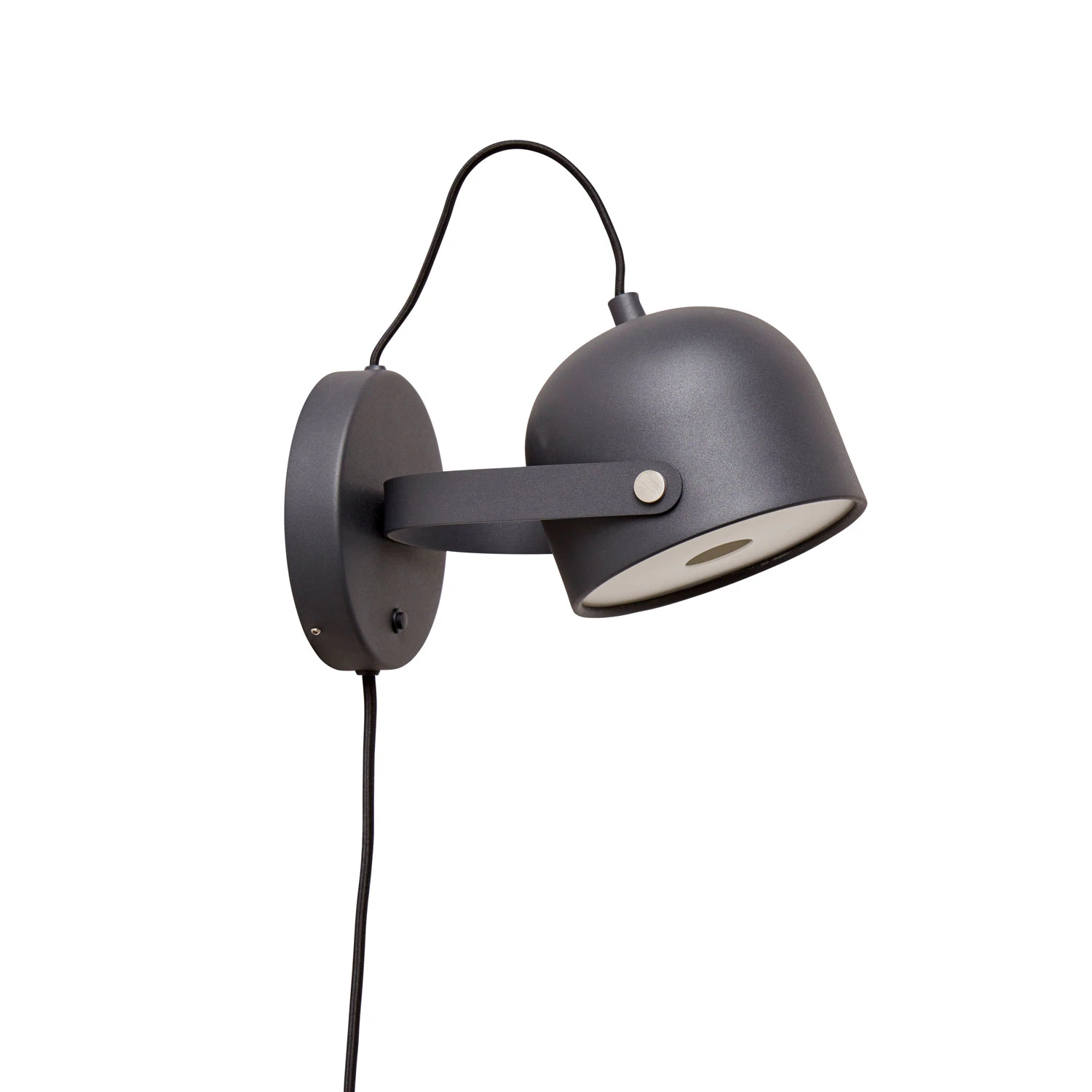 Co Bankeryd Svejk 13 V&auml;gglampa /nickel - V&auml;gglampor M&auml;ssing Svart