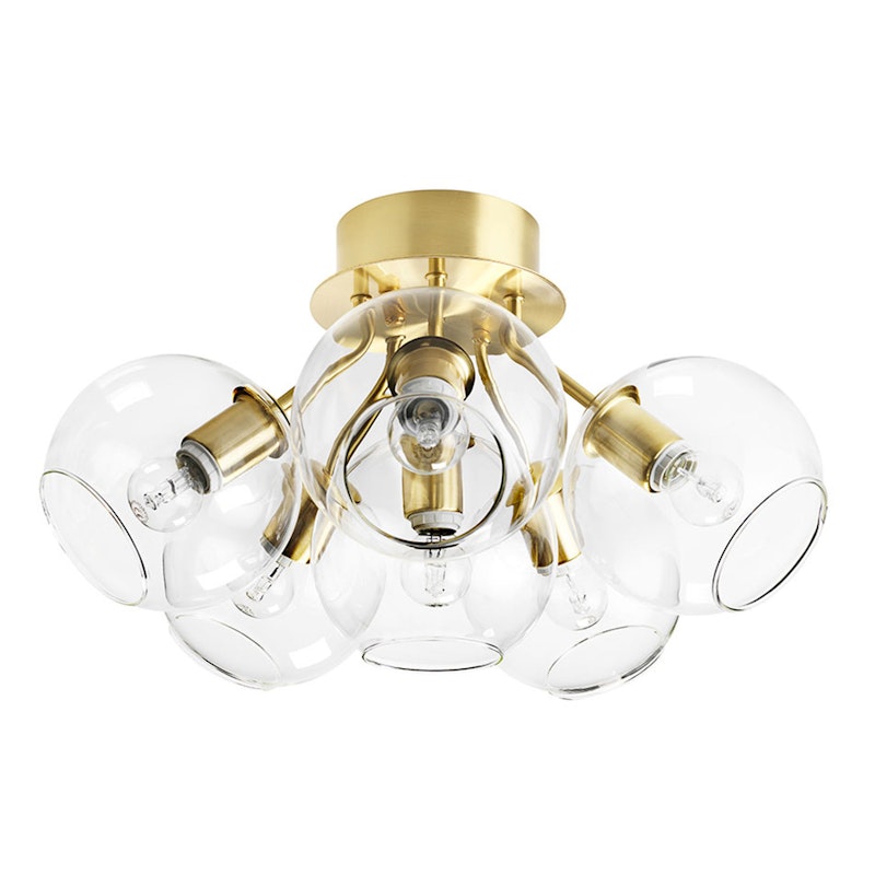 Tage 50 Plafond, Mässing/Klar