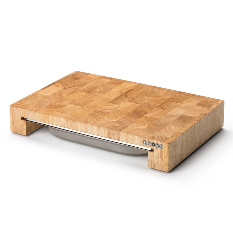 Skärbräda Med En Bleckplåt, 39x27x6 cm