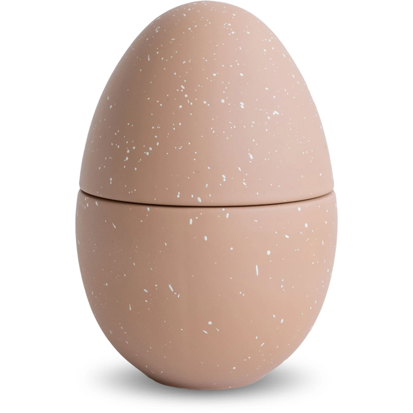 Cooee Design Bonbonniere 18 Cm - P&aring;skdekorationer Keramik Caf&eacute; Au Lait