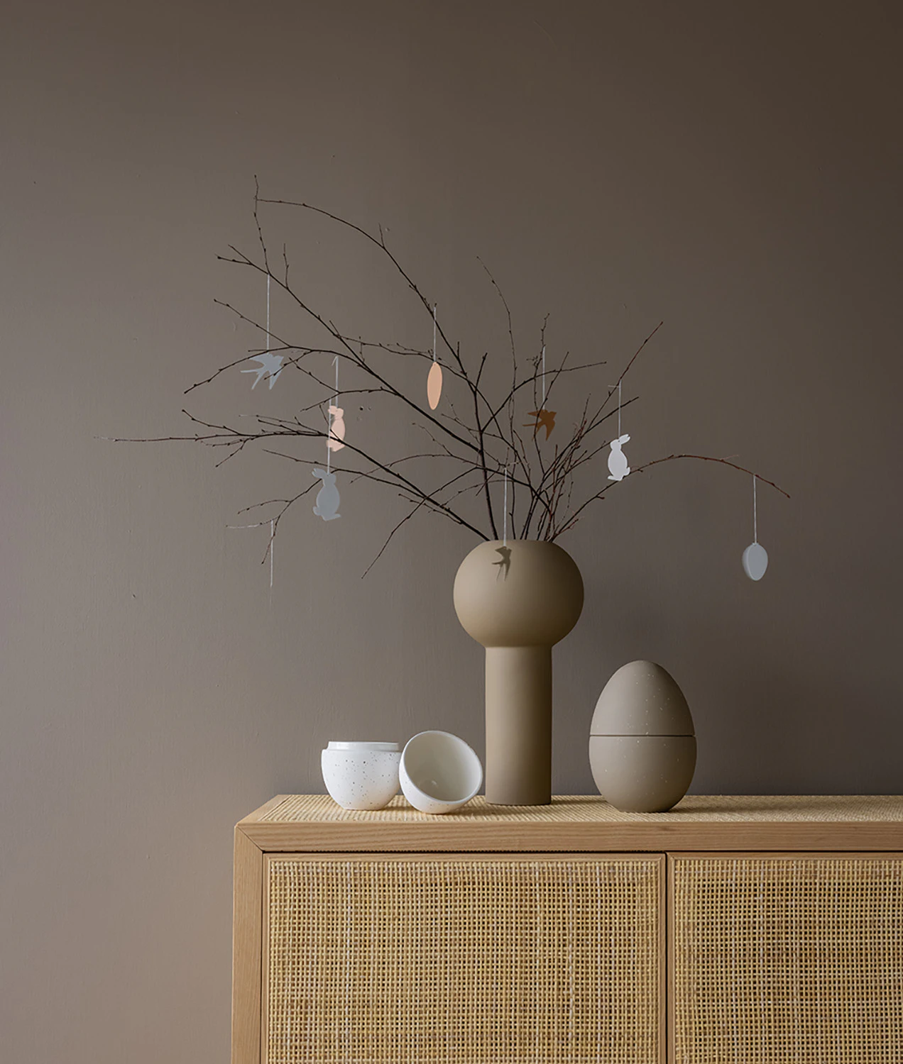 Cooee Design Easter Deco Bird, cafe au lait från Cooee Design, bild 3