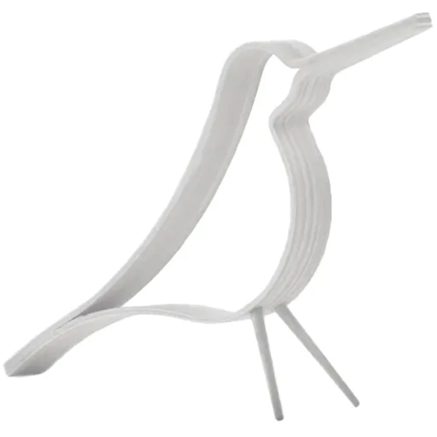 Cooee Design Woody Bird Doration 14 Cm - Träfigurer Ek Vit