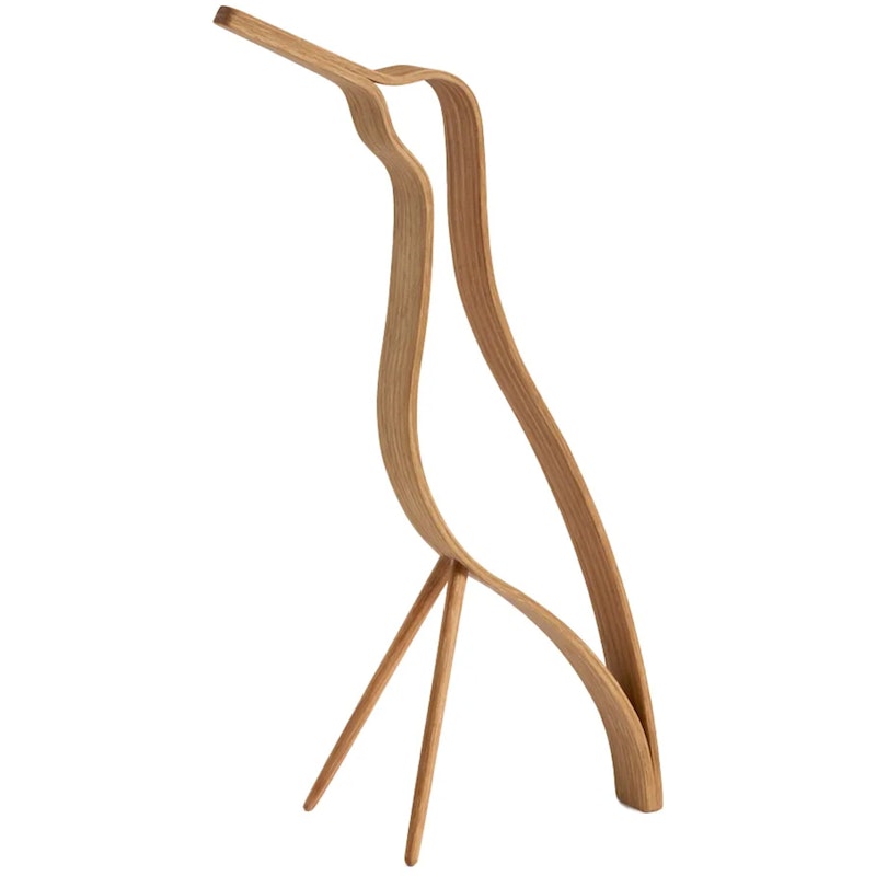 Woody Bird Dekoration 18 cm, Ek