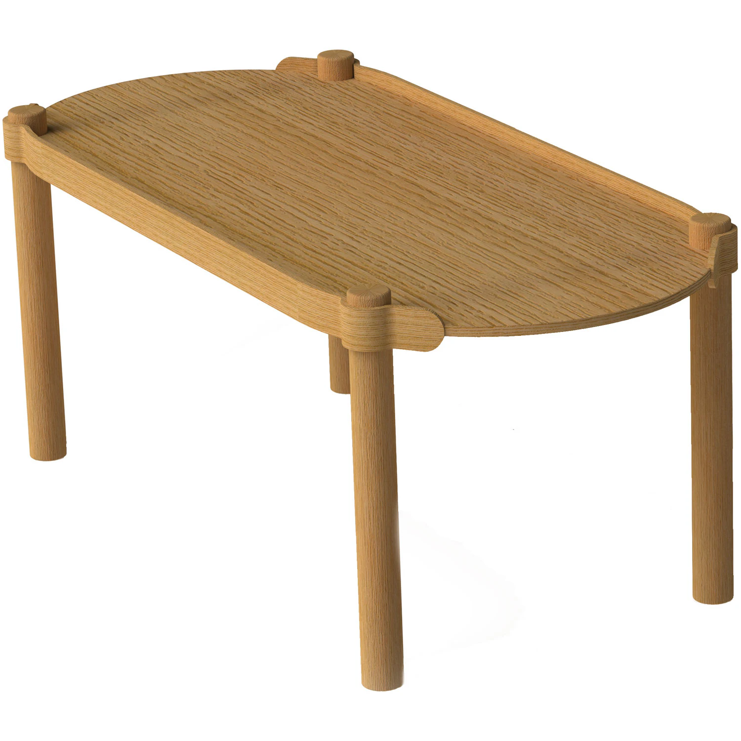 Cooee Design Woody Soffbord 50x105 Cm Naturlig - Soffbord Ek