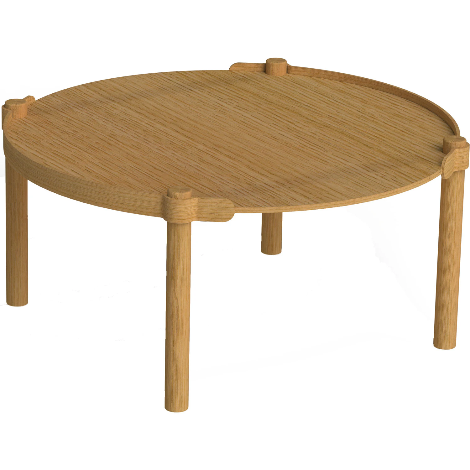 Cooee Design Woody Soffbord &Oslash;80 Cm Naturlig - Soffbord Ek